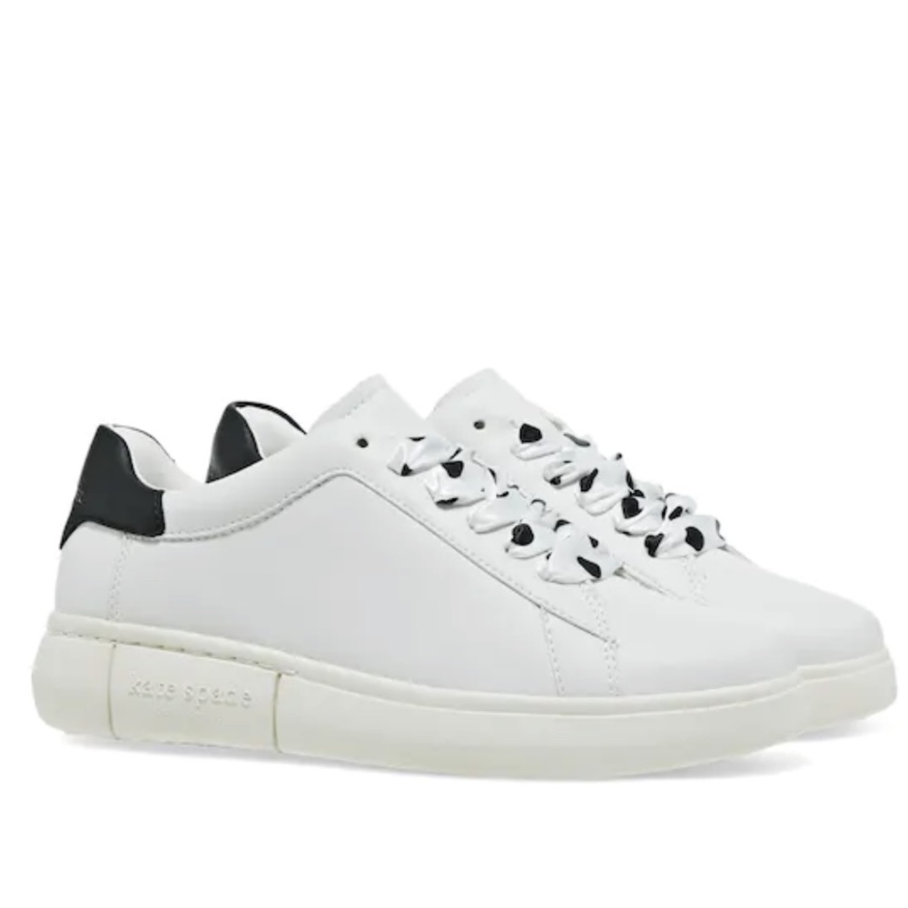 Kate Spade Lift White Leather Sneakers